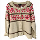 TRIBAL Sand/Pink/Brown Floral L/S B/D Cardigan