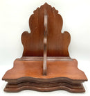 Vintage Wood Wall Shelf with Secret Compartment