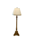 Gilt Column Floor Lamp