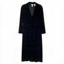 CABI Black L/S B/D Velvet Maxi Duster/Coat