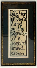 Fannie Mennen Woodblock Print