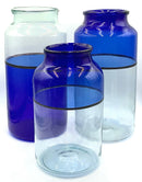 Set/3 Oversized Glass Jars