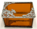 Leaded Glass Trinket Box