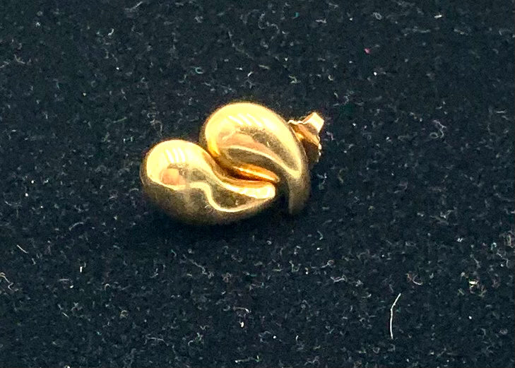 TiFFANY & CO. Elsa Peretti 18kt Gold "Teardrop" Stud Earrings