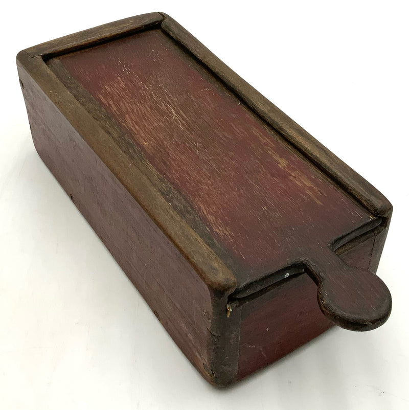 Antique Wood Candle Box