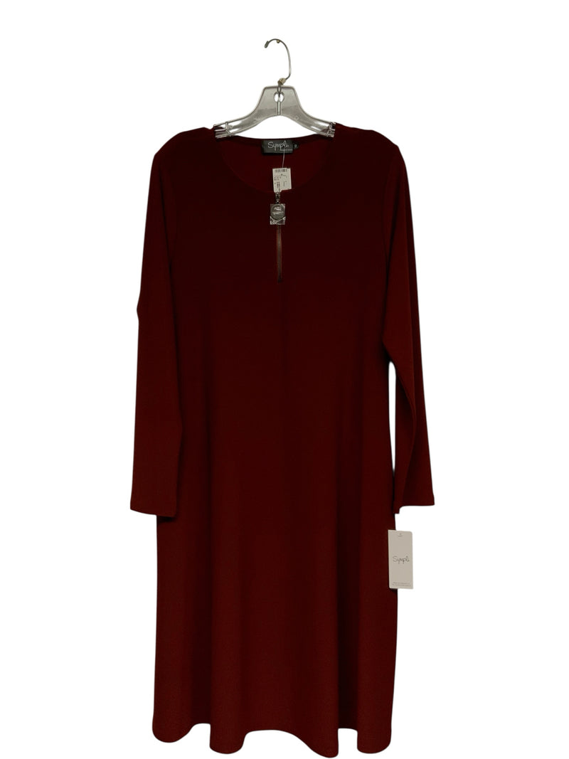 SYMPLI Brick 1/4 Zip L/S "Zest" Dress