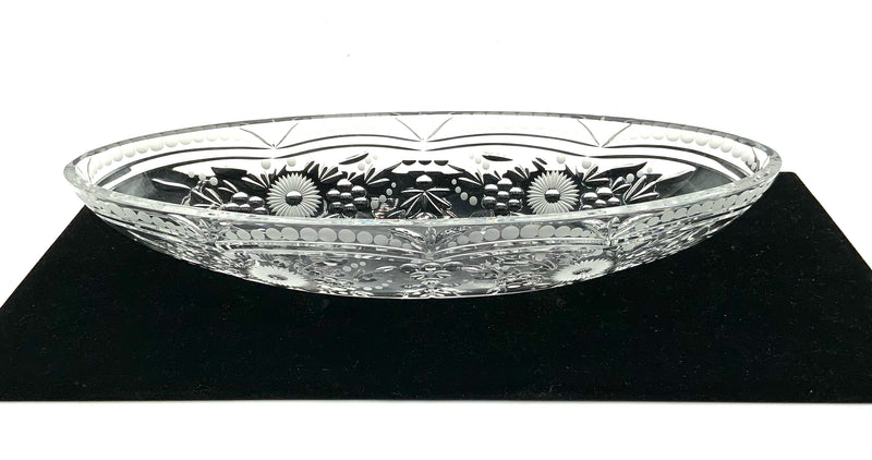 William Yeoward Marguerite Crystal Oval Relish Dish
