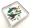 Lynn Chase Parrots of Paradise Square Dish