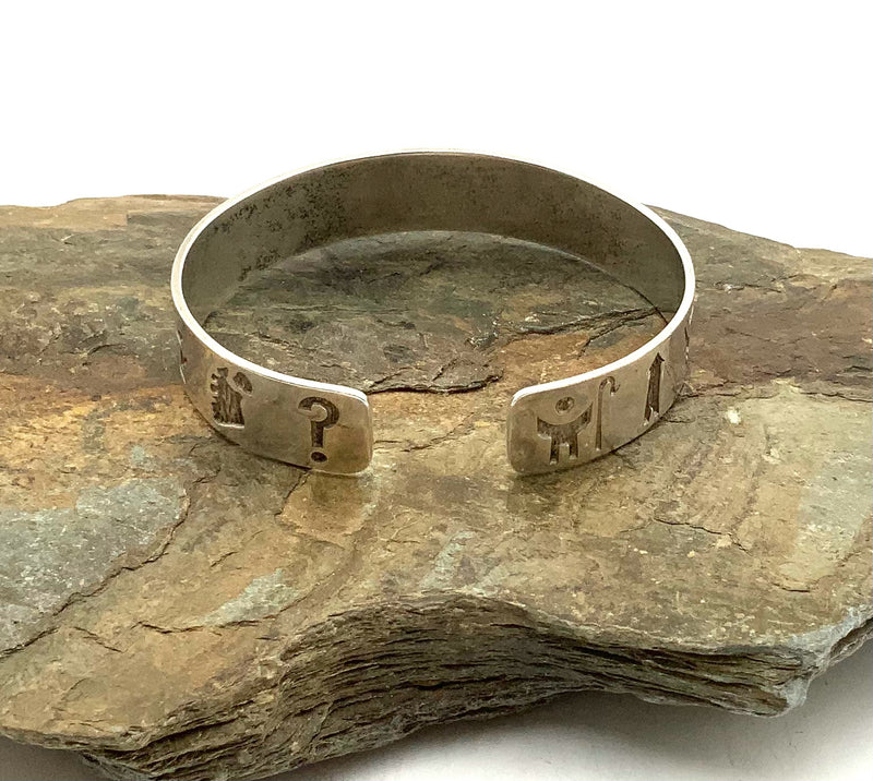 Sterling History of Ireland Cuff Bracelet