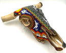Mexican Huichol Beaded Cow Skull
