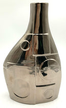 Jonathan Adler Contemporary Silver Quadra Vase
