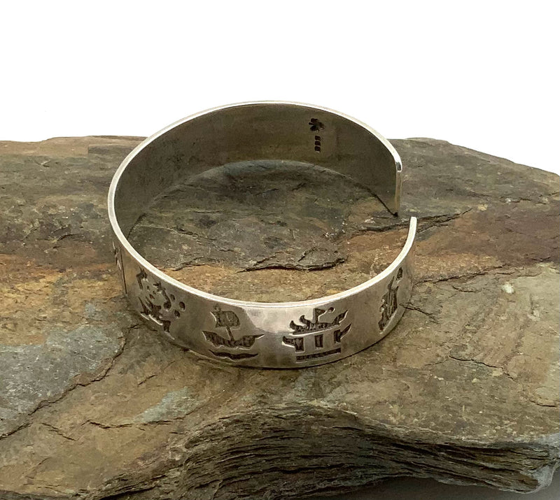 Sterling History of Ireland Cuff Bracelet