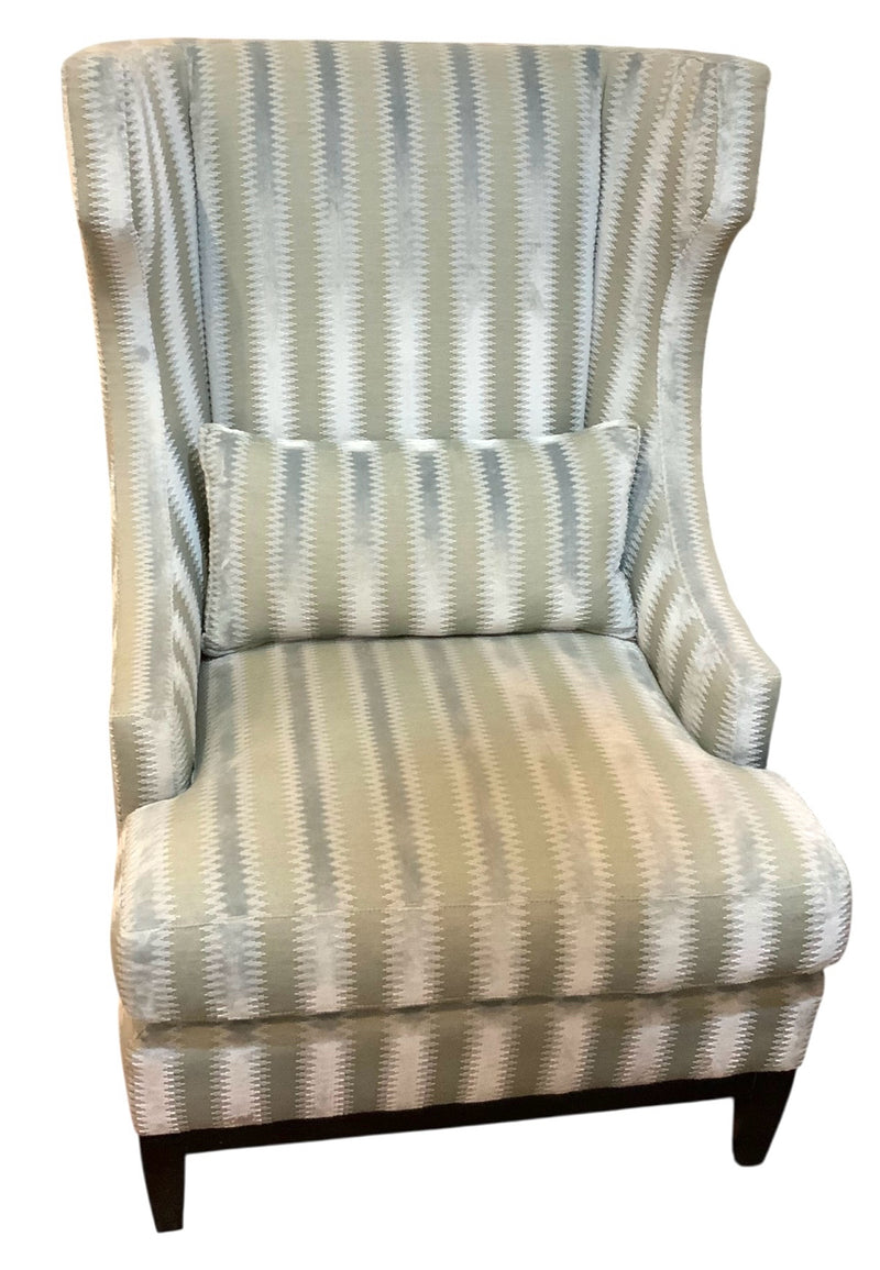 Bernhardt Pascal Chair with Flamestitch Upholstery