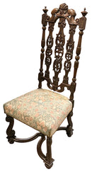 Carved Wood Throne Chair