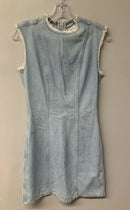 COS Lt Wash Denim w/Raw Edges S/L Dress