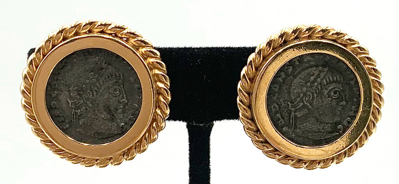 CINER Coin Clip-On Earrings