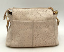 Hammitt Cream Spotted Pebbled Lea w/Signature Rivets "Bryant" Shoulder Bag