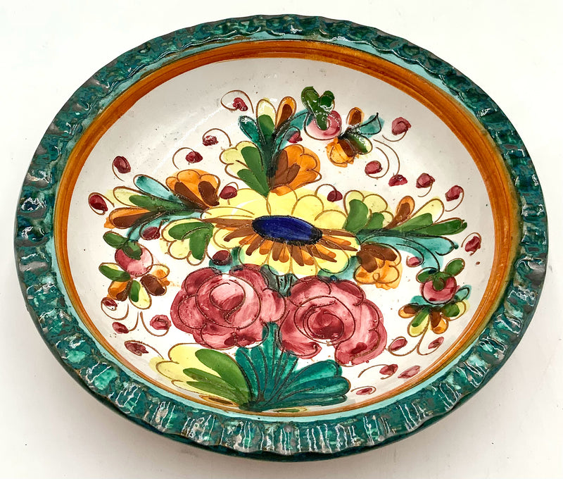Handpainted Terra Cotta Bowl