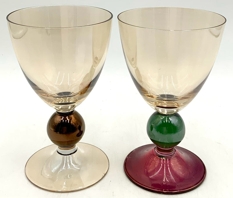 Set/8 Krosno Poland Goblets