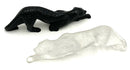 Pair of Lalique Crystal Panthers