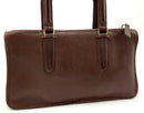COACH Vintage Brown Leather Bonnie Cashin Slim Satchel