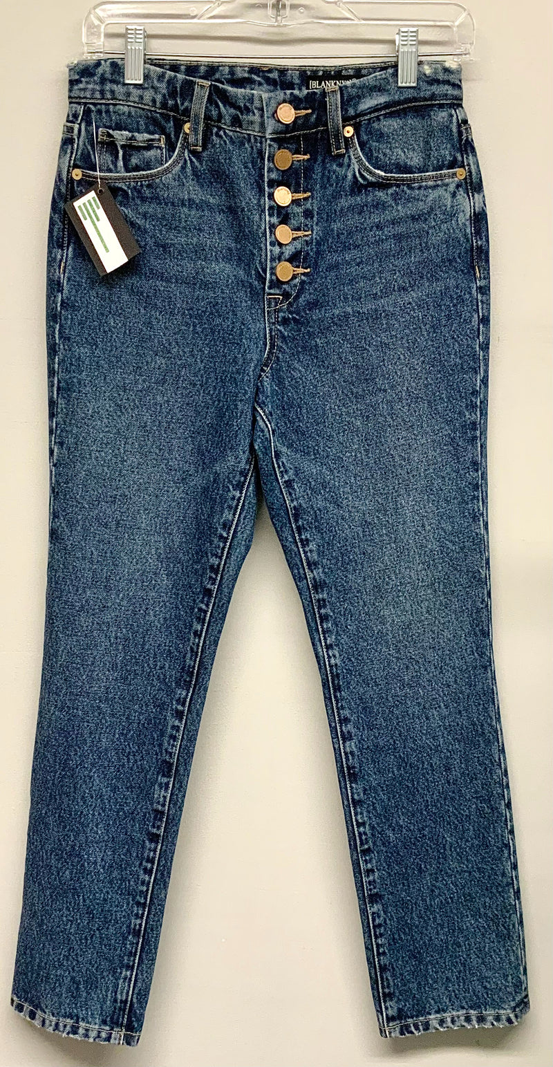 BLANK NYC Med Wash Button Front Jeans