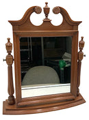 Vintage Federal Style Mustache Mirror