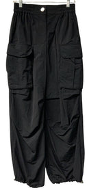 RAMY BROOK Black Toggle Ankle Cargo Pants