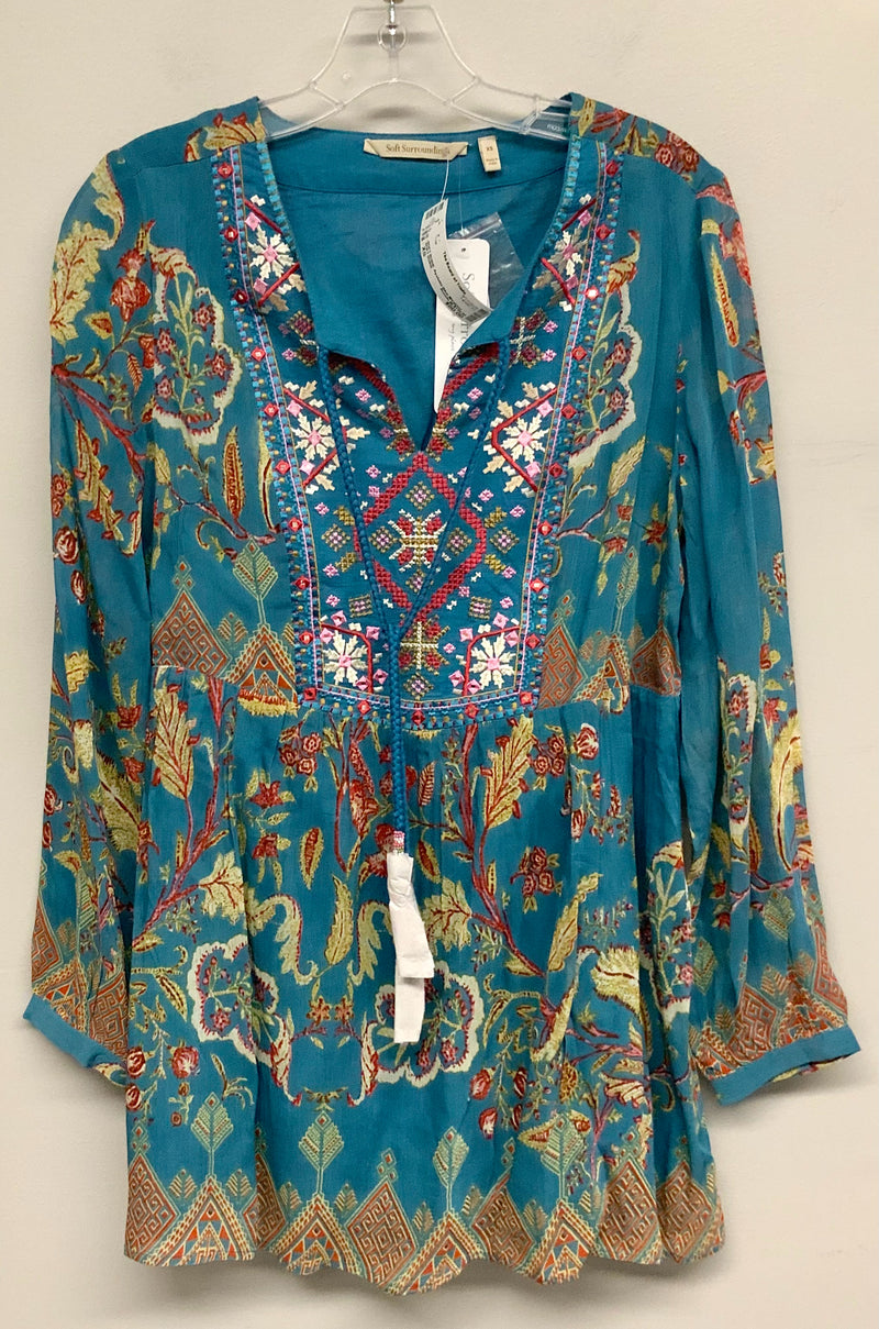 SOFT SURR. Ayaletta Blue Mirapani Tunic Top