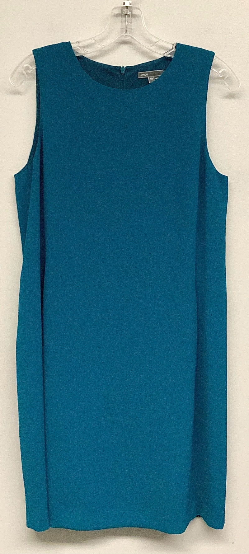 VINCE Teal S/L Shift Dress