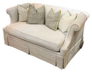 Loveseat With Linen Upholstery