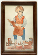 Set/6 Vintage Ellen Nelson Framed Prints