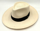 BIGALLI Natural Straw Black Band Original Panama Hat