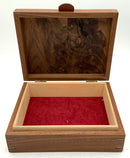 Handmade Mahogany/Oak Lidded Box