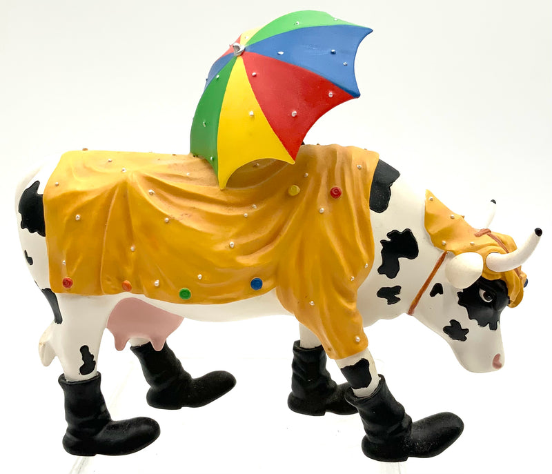 Westland Cow Parade Mooing in the Rain Figure