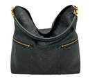 LOUIS VUITTON Black Empreinte Leather Melie Double Pocket Shoulder Bag