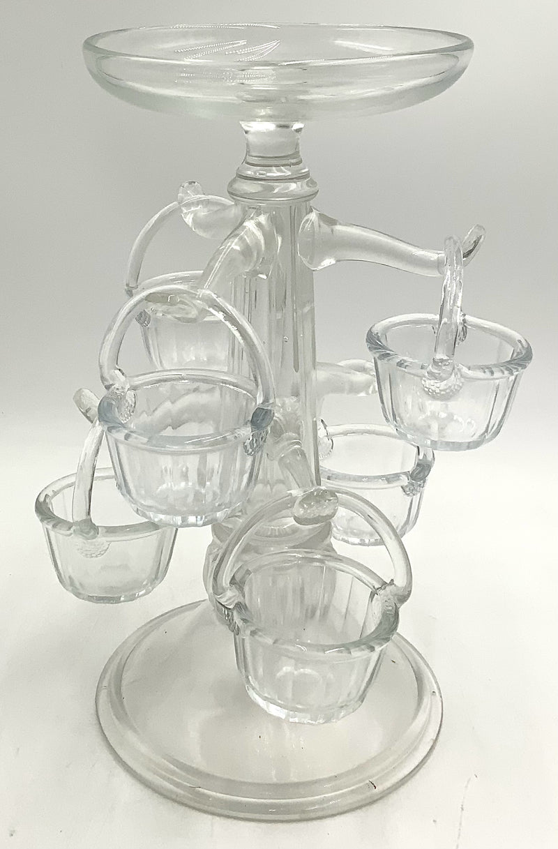 Handblown Florentine Sweetmeat Tree With Baskets