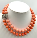 Sterling & Glass 2-Strand Beaded Necklace