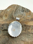 Sterling & Mahogany Obsidian Necklace