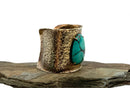 Artisan Sterling & Turquoise Cuff Bracelet