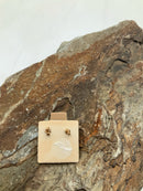 14kt Gold & Emerald Stud Earrings