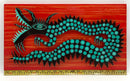 Tex Crawford "Contorted Dragon of Winder" Metal Folk Art Sculpture