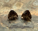 14kt Gold & Smoky Topaz Earrings