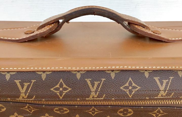 LOUIS VUITTON Vintage The French Company Monogram Pullman Suitcase