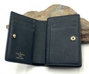 LOUIS VUITTON Black Monogram Empreinte Bifold Clea Wallet