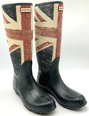 HUNTER British Flag Union Jack Rain Boots 10
