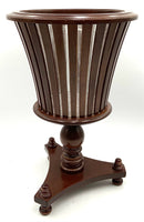 Bombay Company Mahogany Pedestal Plant Stand