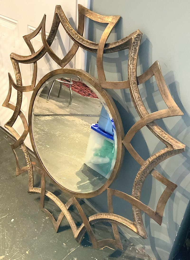 Uttermost Demarco 40" Round Sunburst Mirror