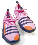 ADIDAS Purple Navy Stripe Orange Suede Trae Young Sneakers 10