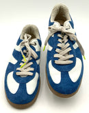 VERBENAS Blue Suede White Lea Accent Sora Sneakers 10